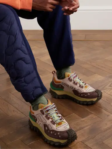 Moncler Genius Salehe Bembury Trailgrip Grain Rubber-Trimmed GORE-TEX Ballistic Nylon Sneakers - Men | Thumbnail 2 Moncler Genius Salehe Bembury Trailgrip Grain Rubber-Trimmed GORE-TEX Ballistic Nylon Sneakers - Men | Thumbnail 2
