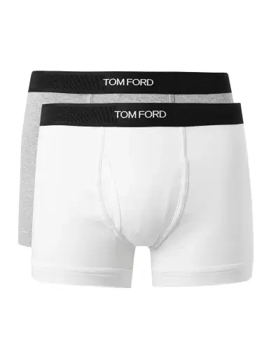 Tom Ford Two-Pack Stretch-Cotton Jersey Boxer Briefs - Men | Thumbnail 1 Tom Ford Two-Pack Stretch-Cotton Jersey Boxer Briefs - Men | Thumbnail 1