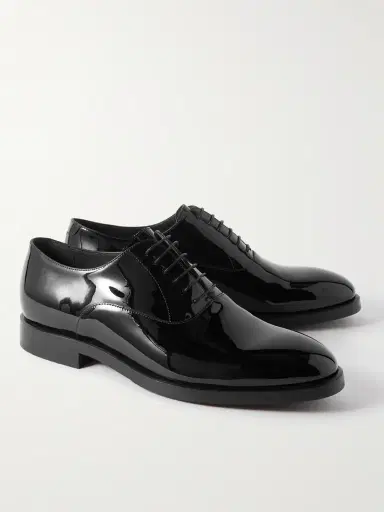 Brunello Cucinelli Patent-Leather Oxford Shoes - Men | Thumbnail 4 Brunello Cucinelli Patent-Leather Oxford Shoes - Men | Thumbnail 4