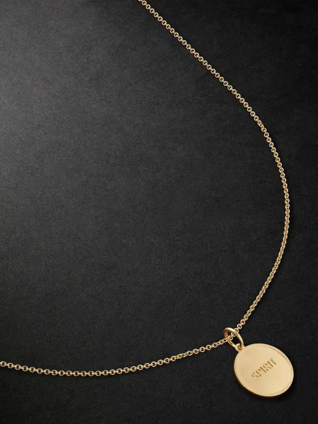 Spirit Gold Pendant Necklace - Men