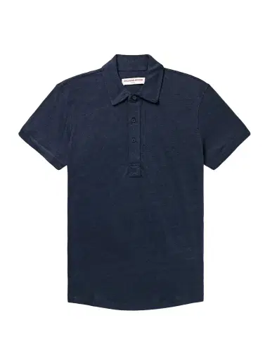 Orlebar Brown Sebastian Slim-Fit Linen-Jersey Polo Shirt - Men | Thumbnail 1