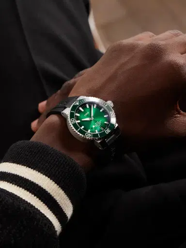 ORIS Aquis Automatic Stainless Steel Watch, Ref. 01 400 7763 4157-07 4 24 74EB - Men | Thumbnail 2 ORIS Aquis Automatic Stainless Steel Watch, Ref. 01 400 7763 4157-07 4 24 74EB - Men | Thumbnail 2