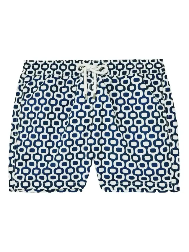 Frescobol Carioca Slim-Fit Short-Length Printed Recycled Swimshorts - Men