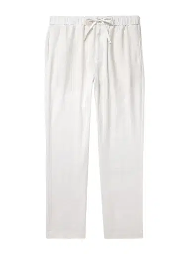 Frescobol Carioca Oscar Straight-Leg Linen and Cotton-Blend Drawstring Trousers - Men | Thumbnail 1 Frescobol Carioca Oscar Straight-Leg Linen and Cotton-Blend Drawstring Trousers - Men | Thumbnail 1