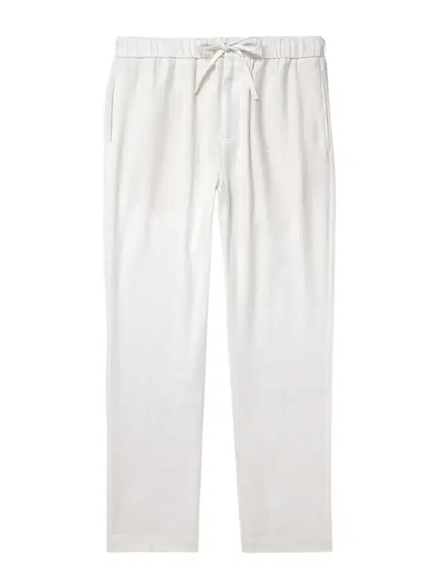 Frescobol Carioca Oscar Straight-Leg Linen and Cotton-Blend Drawstring Trousers - Men