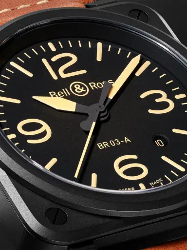 Bell & Ross BR 03 Heritage Automatic Ceramic Watch, Ref. BR03A-HER-CE/SCA - Men | Thumbnail 5 Bell & Ross BR 03 Heritage Automatic Ceramic Watch, Ref. BR03A-HER-CE/SCA - Men | Thumbnail 5
