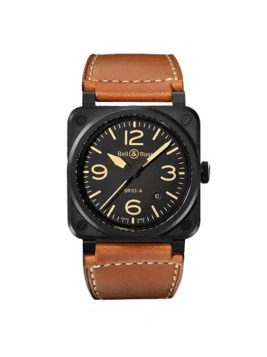 Bell & Ross BR 03 Heritage Automatic Ceramic Watch, Ref. BR03A-HER-CE/SCA - Men | Thumbnail 1 Bell & Ross BR 03 Heritage Automatic Ceramic Watch, Ref. BR03A-HER-CE/SCA - Men | Thumbnail 1