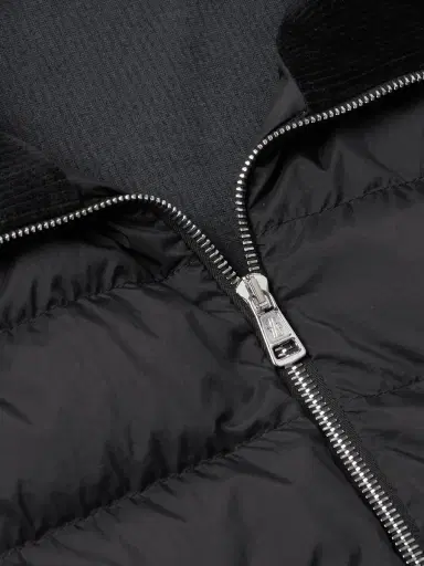 Moncler Ribbed Cotton-Blend Chenille and Quilted Shell Down Zip-Up Cardigan - Men | Thumbnail 4
