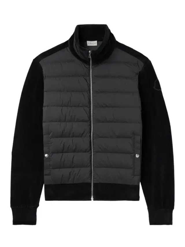 Moncler Ribbed Cotton-Blend Chenille and Quilted Shell Down Zip-Up Cardigan - Men