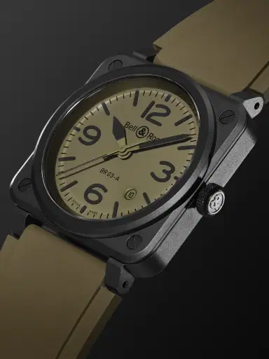 Bell & Ross BR 03 Automatic Ceramic Watch, Ref. BR03A-MIL-CE/SRB - Men | Thumbnail 3 Bell & Ross BR 03 Automatic Ceramic Watch, Ref. BR03A-MIL-CE/SRB - Men | Thumbnail 3
