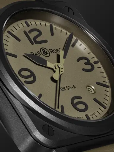 Bell & Ross BR 03 Automatic Ceramic Watch, Ref. BR03A-MIL-CE/SRB - Men | Thumbnail 5 Bell & Ross BR 03 Automatic Ceramic Watch, Ref. BR03A-MIL-CE/SRB - Men | Thumbnail 5