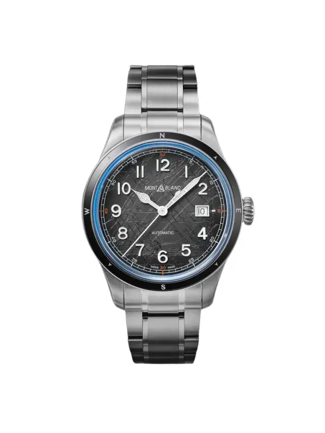 Montblanc 1858 0 Oxygen The 8000 Automatic Stainless Steel Watch, Ref. MB130984 - Men
