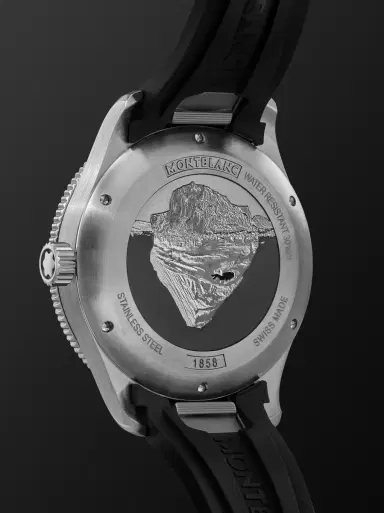 Montblanc 1858 Iced Sea Automatic Stainless Steel Watch, Ref. 131450 - Men | Thumbnail 4 Montblanc 1858 Iced Sea Automatic Stainless Steel Watch, Ref. 131450 - Men | Thumbnail 4