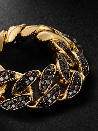 SHAY 18-Karat Gold Diamond Ring - Men | Thumbnail 4