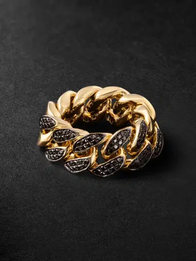 SHAY 18-Karat Gold Diamond Ring - Men | Thumbnail 1