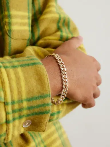 SHAY 18-Karat Gold Diamond Bracelet - Men | Thumbnail 4 SHAY 18-Karat Gold Diamond Bracelet - Men | Thumbnail 4