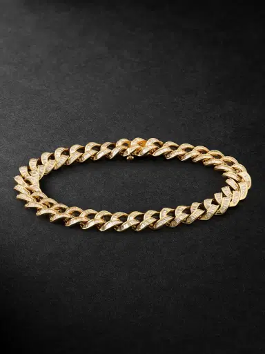 SHAY 18-Karat Gold Diamond Bracelet - Men | Thumbnail 1 SHAY 18-Karat Gold Diamond Bracelet - Men | Thumbnail 1