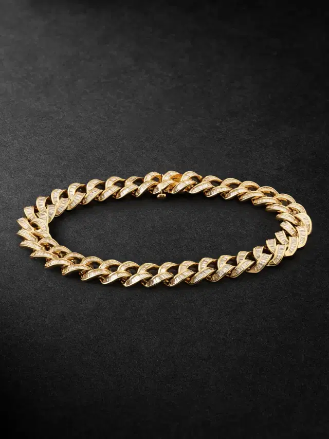 SHAY 18-Karat Gold Diamond Bracelet - Men