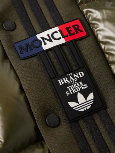 Moncler Genius adidas Originals Bozon Tech Jersey-Trimmed Quilted Glossed-Shell Down Gilet - Men | Thumbnail 4 Moncler Genius adidas Originals Bozon Tech Jersey-Trimmed Quilted Glossed-Shell Down Gilet - Men | Thumbnail 4