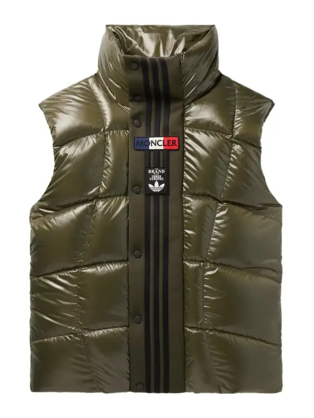 Moncler Genius adidas Originals Bozon Tech Jersey-Trimmed Quilted Glossed-Shell Down Gilet - Men