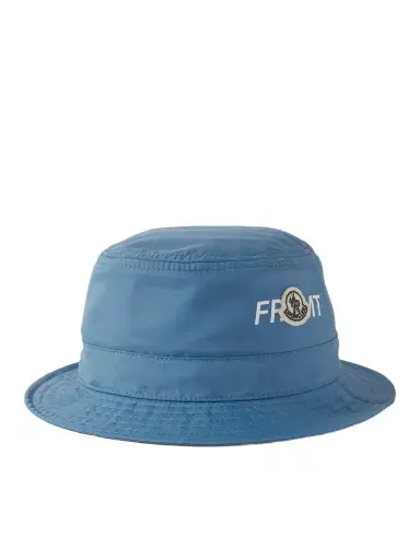 Moncler Genius 7 Moncler FRGMT Hiroshi Fujiwara Logo-Appliquéd Shell Bucket Hat - Men | Thumbnail 1 Moncler Genius 7 Moncler FRGMT Hiroshi Fujiwara Logo-Appliquéd Shell Bucket Hat - Men | Thumbnail 1