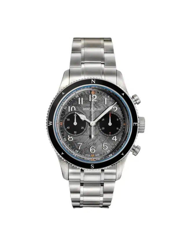 Montblanc 1858 0 Oxygen The 8000 Automatic Chronograph Stainless Steel Watch, Ref. 130983 - Men