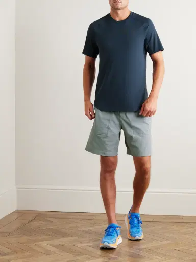 lululemon License to Train Striped Stretch Recycled-Jersey T-Shirt - Men | Thumbnail 2 lululemon License to Train Striped Stretch Recycled-Jersey T-Shirt - Men | Thumbnail 2