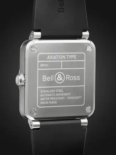 Bell & Ross BR 03 Automatic Stainless Steel Watch, Ref. BR03A-BL-ST/SRB - Men | Thumbnail 4 Bell & Ross BR 03 Automatic Stainless Steel Watch, Ref. BR03A-BL-ST/SRB - Men | Thumbnail 4