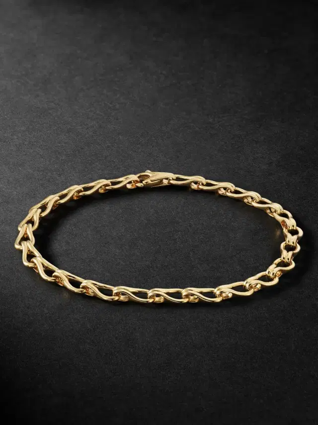 John Hardy Surf Gold Chain Bracelet - Men