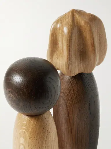 L'Objet Picanto Natural and Smoked Oak Salt and Pepper Grinders - Men | Thumbnail 3 L'Objet Picanto Natural and Smoked Oak Salt and Pepper Grinders - Men | Thumbnail 3