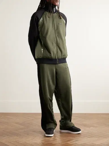 Moncler Genius adidas Originals Logo-Appliquéd Glossed Shell-Trimmed Tech-Jersey Track Jacket - Men | Thumbnail 2