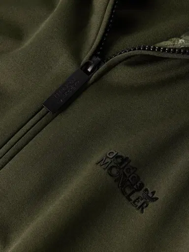 Moncler Genius adidas Originals Logo-Appliquéd Glossed Shell-Trimmed Tech-Jersey Track Jacket - Men | Thumbnail 4