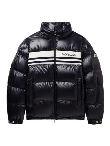 Moncler Skarsting Quilted Shell and Logo-Embroidered Jacquard-Knit Down Jacket - Men | Thumbnail 1 Moncler Skarsting Quilted Shell and Logo-Embroidered Jacquard-Knit Down Jacket - Men | Thumbnail 1