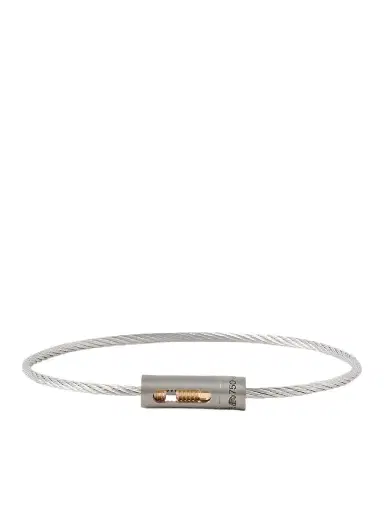 LE GRAMME 5g Brushed Recycled Sterling Silver, Titanium and 18-Karat Gold Bracelet - Men | Thumbnail 1 LE GRAMME 5g Brushed Recycled Sterling Silver, Titanium and 18-Karat Gold Bracelet - Men | Thumbnail 1