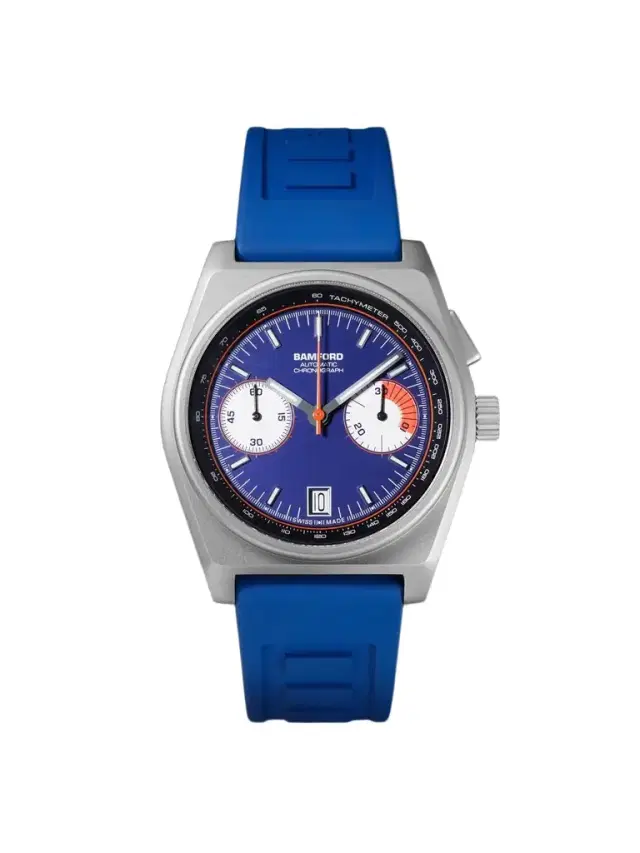 BAMFORD WATCH DEPARTMENT B347 Automatic Chronograph Titanium Watch, Ref. B347-TT-NY-OR - Men