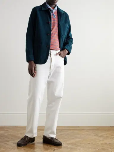 Portuguese Flannel Labura Cotton-Corduroy Overshirt - Men | Thumbnail 2