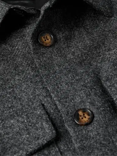 Portuguese Flannel Wool-Tweed Overshirt - Men | Thumbnail 4