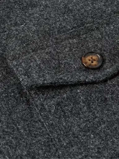 Portuguese Flannel Wool-Tweed Overshirt - Men | Thumbnail 5