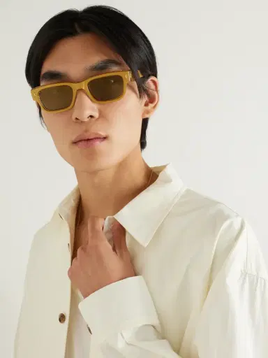 Jacques Marie Mage Jeff Square-Frame Acetate and Gold-Tone Sunglasses - Men | Thumbnail 2 Jacques Marie Mage Jeff Square-Frame Acetate and Gold-Tone Sunglasses - Men | Thumbnail 2