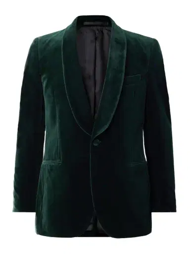 MR P. Cotton-Blend Velvet Tuxedo Jacket - Men | Thumbnail 1 MR P. Cotton-Blend Velvet Tuxedo Jacket - Men | Thumbnail 1