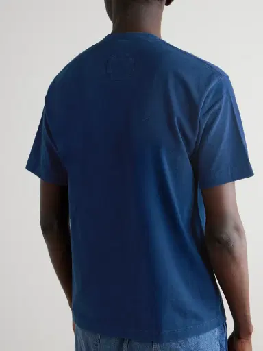 Blue Blue Japan Indigo-Dyed Cotton-Jersey T-Shirt - Men | Thumbnail 4 Blue Blue Japan Indigo-Dyed Cotton-Jersey T-Shirt - Men | Thumbnail 4