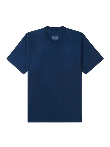 Blue Blue Japan Indigo-Dyed Cotton-Jersey T-Shirt - Men | Thumbnail 1 Blue Blue Japan Indigo-Dyed Cotton-Jersey T-Shirt - Men | Thumbnail 1