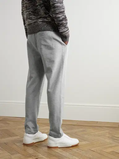 MR P. Tapered Cotton-Jersey Sweatpants - Men | Thumbnail 3