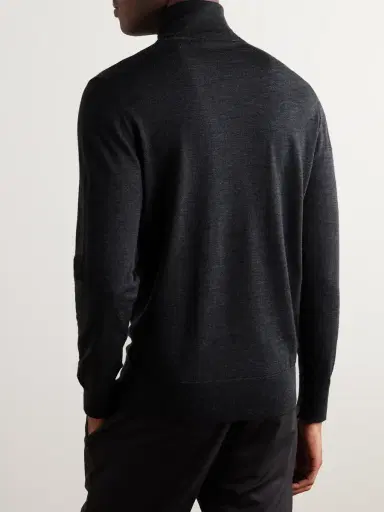 MR P. Slim-Fit Merino Wool Rollneck Sweater - Men | Thumbnail 4 MR P. Slim-Fit Merino Wool Rollneck Sweater - Men | Thumbnail 4