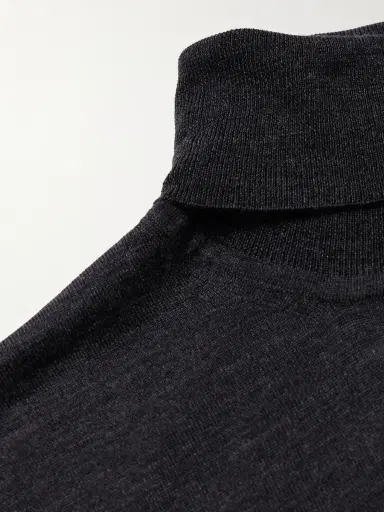 MR P. Slim-Fit Merino Wool Rollneck Sweater - Men | Thumbnail 5 MR P. Slim-Fit Merino Wool Rollneck Sweater - Men | Thumbnail 5