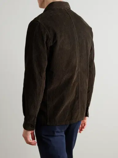 Portuguese Flannel Labura Cotton-Corduroy Overshirt - Men | Thumbnail 3