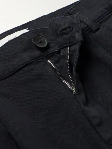 MR P. Tapered Pleated Garment-Dyed Cotton-Blend Twill Trousers - Men | Thumbnail 5