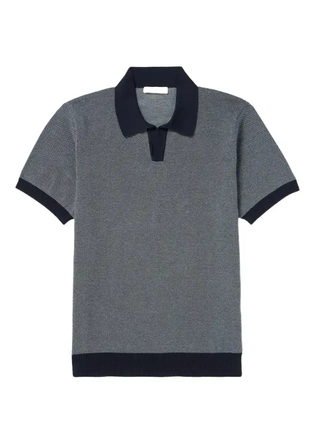 MR P. Honeycomb-Knit Organic Cotton Polo Shirt - Men