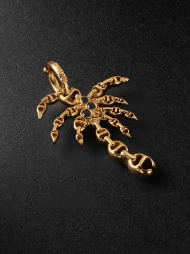 Hoorsenbuhs Palm Tree 18-Karat Gold Diamond Pendant - Men | Thumbnail 1