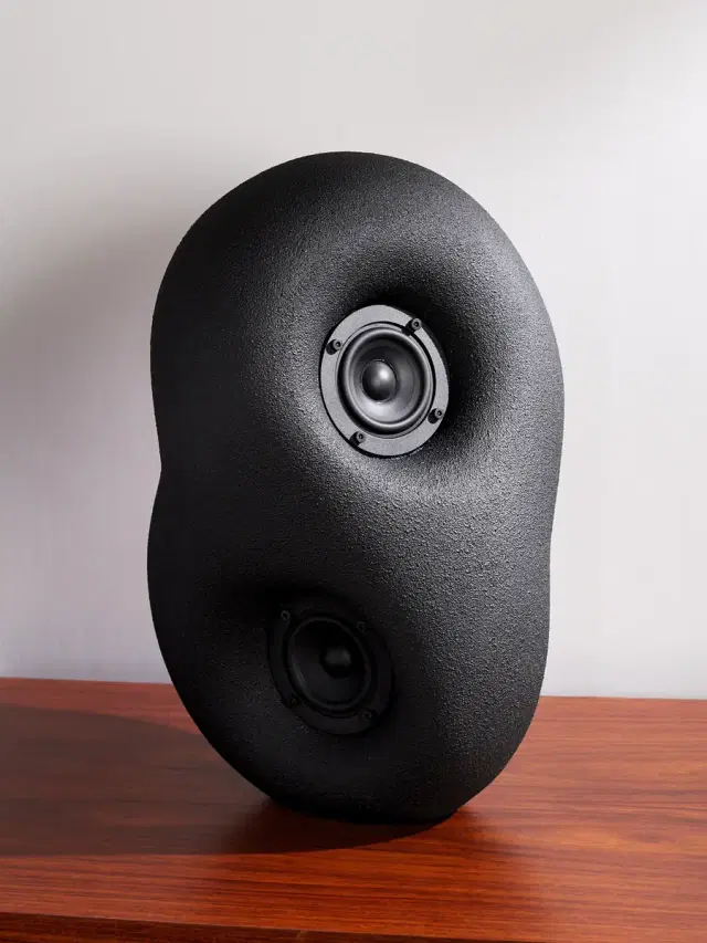 TRANSPARENT SPEAKER Acoustic Sculpture Jesmonite Speaker - Men